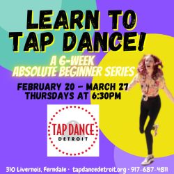 Absolute Beginner Tap Series at Tap Dance Detroit